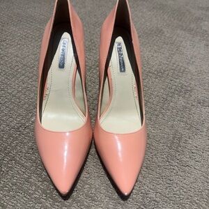 BCBGeneration Coral Pointed-Toe Patent Pumps